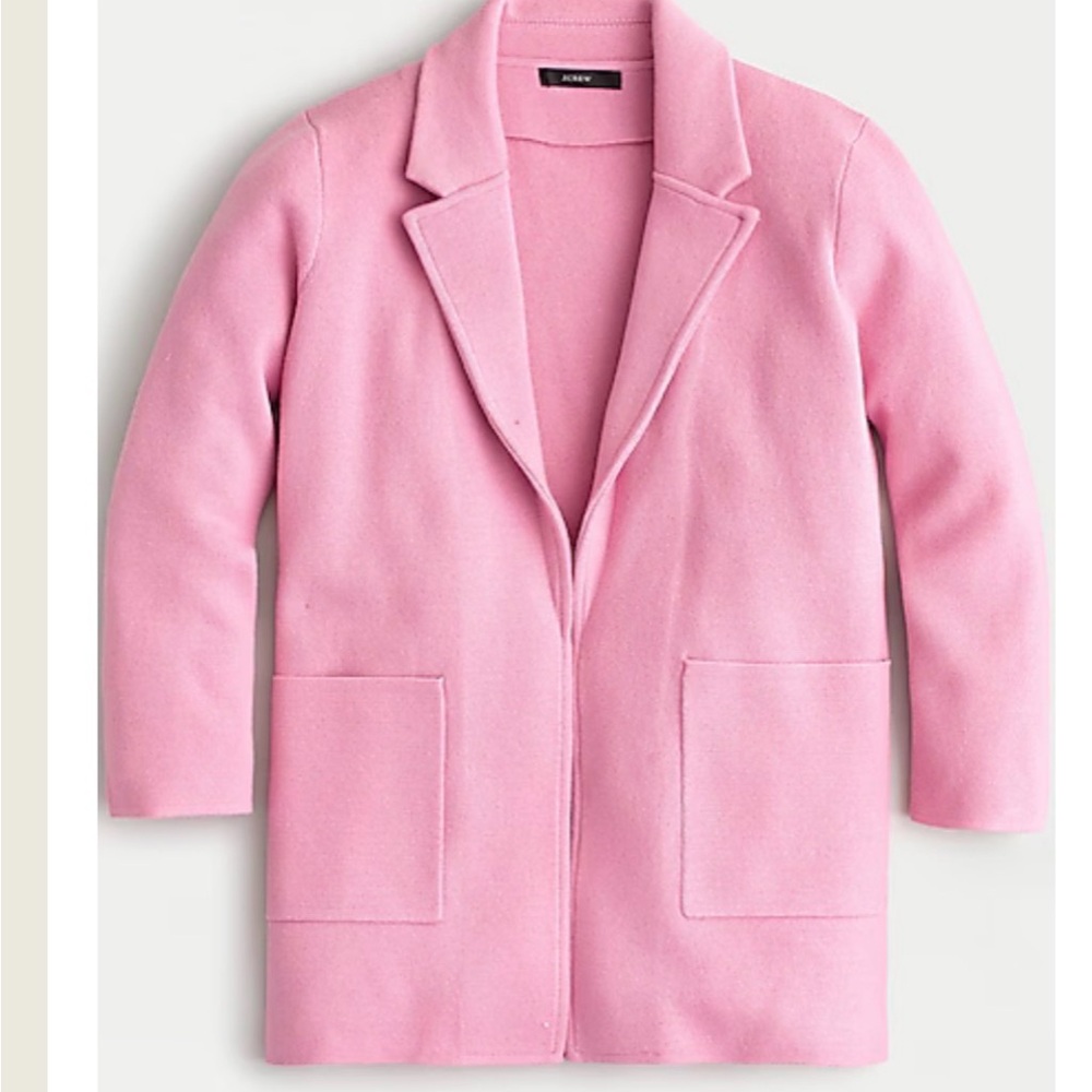 J. Crew Sophie Open-Front Sweater Blazer Size XL